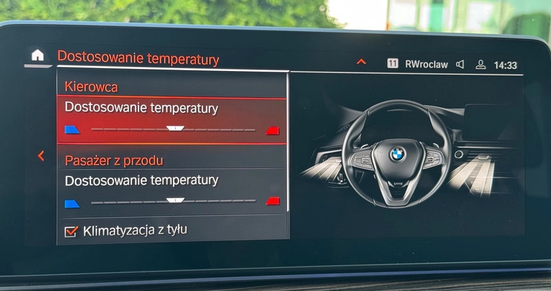 BMW Seria 5 cena 188999 przebieg: 119000, rok produkcji 2020 z Tarnobrzeg małe 781